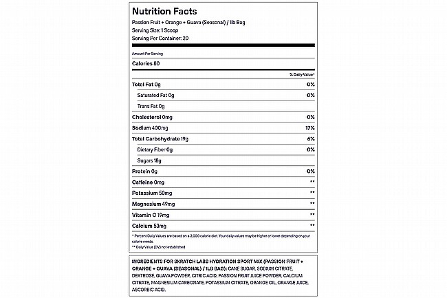 Skratch Labs Hydration Sport Drink Mix (20 Servings) 