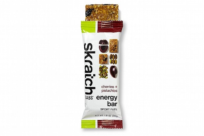 Skratch Labs Energy Bars Sport Fuel (Box of 12) Cherry Pistachio