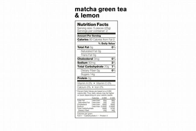 Skratch Labs Energy Chews Sport Fuel(Box of 10) Matcha and Lemon