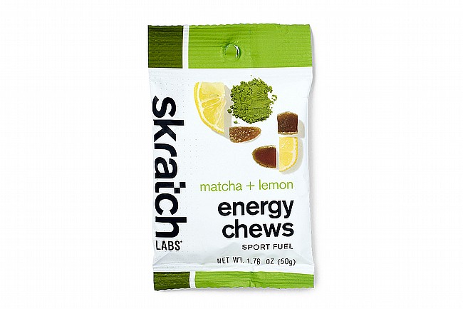 Skratch Labs Energy Chews Sport Fuel(Box of 10) Matcha and Lemon