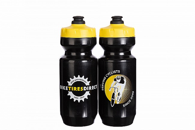 BikeTiresDirect 20th Anniversary Purist Water Bottle Front and Back