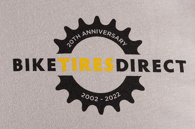 BikeTiresDirect 20th Anniversary T-Shirt Grey