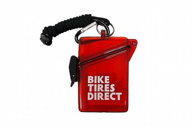 BikeTiresDirect Waterproof Sport Case Translucent Red