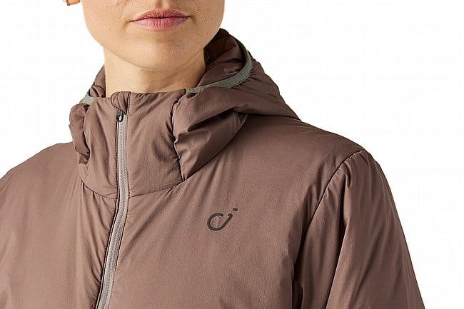 Velocio Womens Ultrapack Insulated Hoodie Plum Truffle