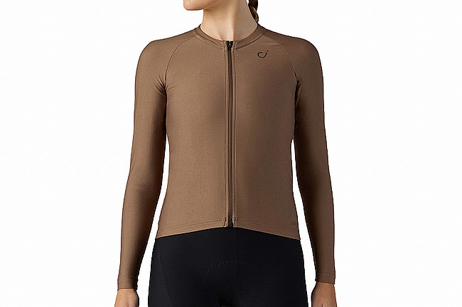 Velocio Womens One Long-Sleeve Jersey  Coffee Quartz