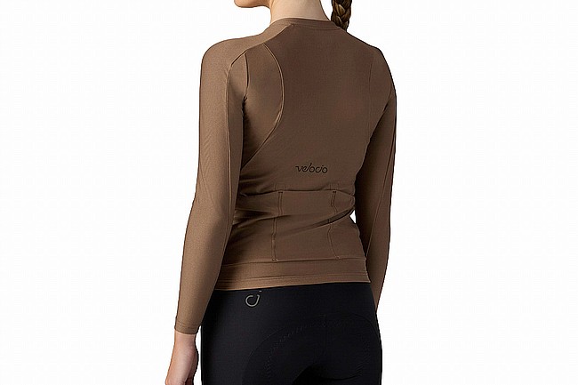 Velocio Womens One Long-Sleeve Jersey  Coffee Quartz