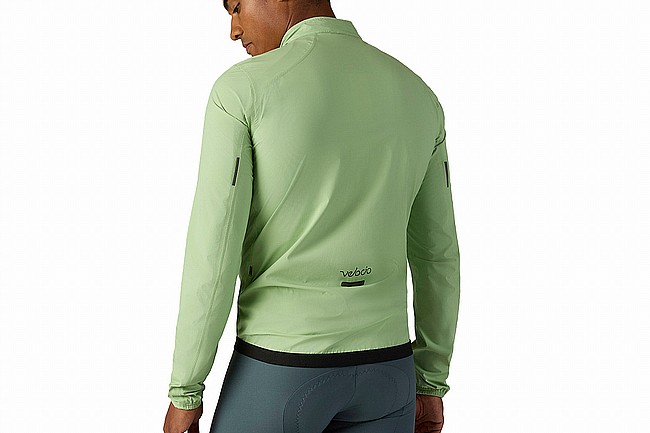 Velocio Mens LUXE Ultralight Rain Jacket  Pistachio