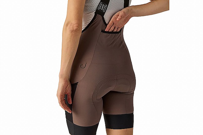 Velocio Womens Adventure Cargo Bib Shorts Plum Truffle
