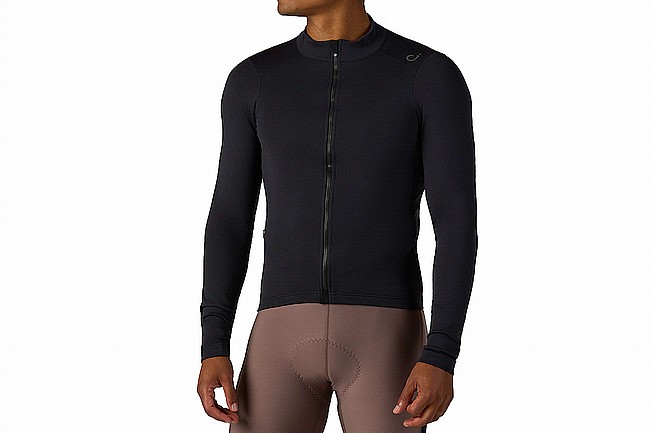 Velocio Mens Luxe Thermal Long-Sleeve Jersey Black