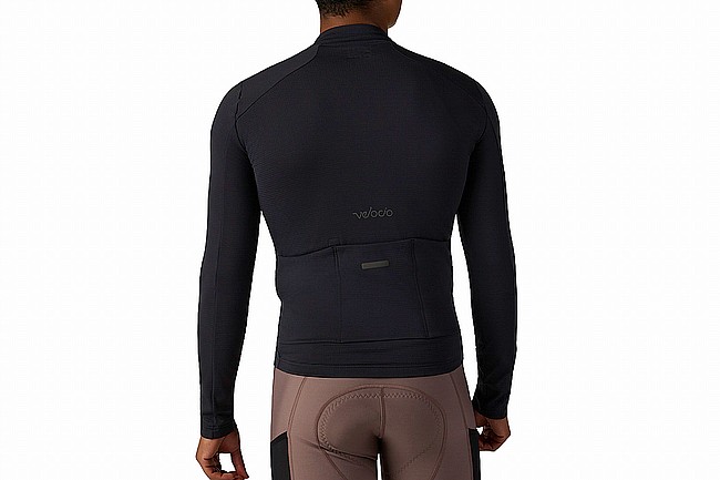 Velocio Mens Luxe Thermal Long-Sleeve Jersey Black