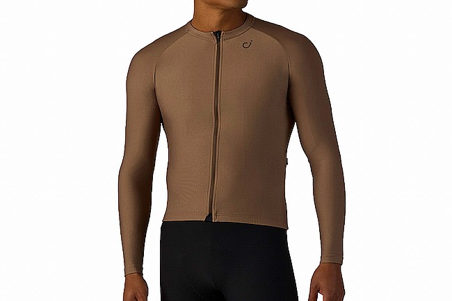 Velocio Mens One Long-Sleeve Jersey Coffee Quartz