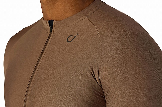 Velocio Mens One Long-Sleeve Jersey Coffee Quartz