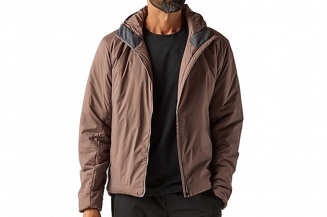 Velocio Mens Ultrapack Insulated Hoodie  Plum Truffle