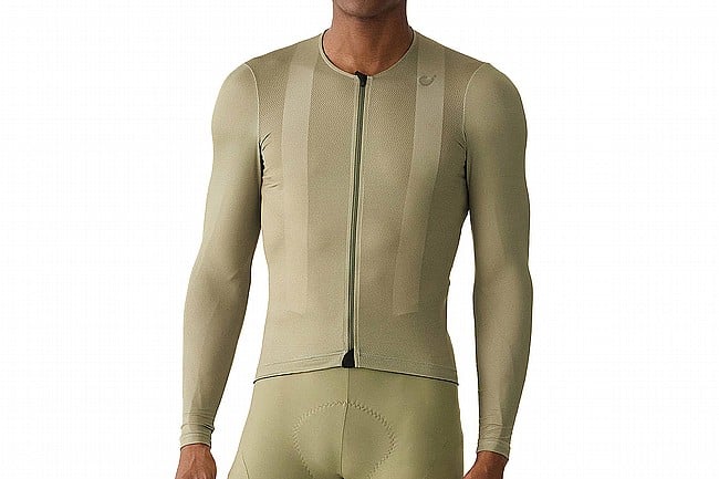 Velocio Mens Ultralight Mesh Long Sleeve Jersey Deep Lichen