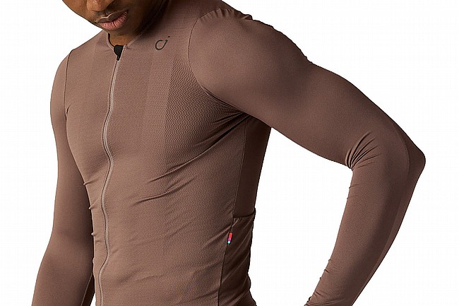 Velocio Mens LUXE Ultralight Long Sleeve Jersey  Plum Truffle