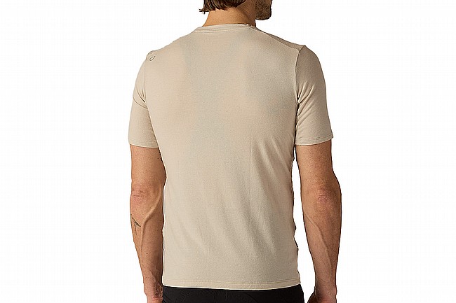 Velocio Mens Merino Ride Tee Pumice Stone
