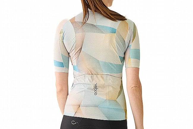 Velocio Womens One Artist Series Jersey  Geo Blue