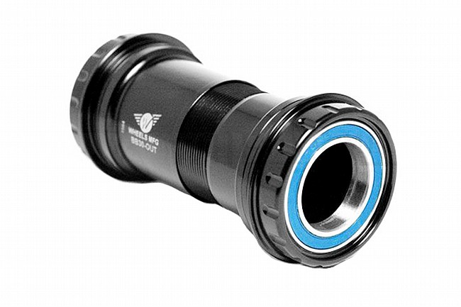 Wheels Mfg BB30 Outboard ABEC-3 Threaded Bottom Brackets Black - 24mm For Shimano
