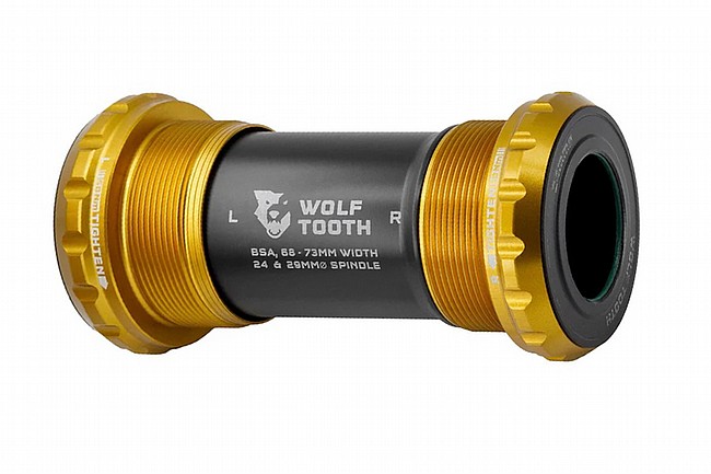Wolf Tooth Components BSA Bottom Bracket Gold - 24mm