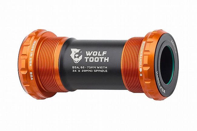 Wolf Tooth Components BSA Bottom Bracket Orange - 24mm