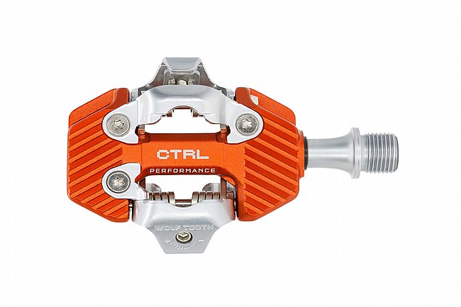 Wolf Tooth Components CTRL Performance Trail Clipless Pedals Orange