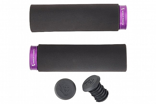 Wolf Tooth Components Fat Paw Lock-On Grips Ultraviolet Purple