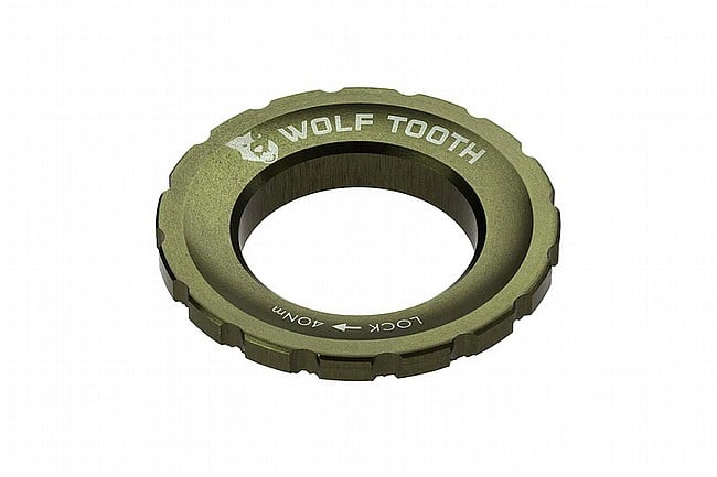 Wolf Tooth Components Centerlock External Rotor Lockring Olive