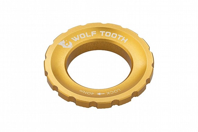 Wolf Tooth Components Centerlock External Rotor Lockring Gold