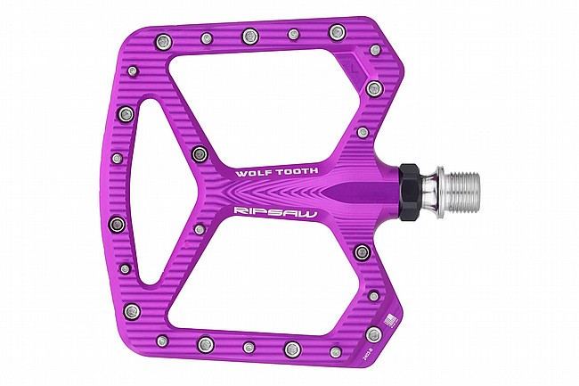 Wolf Tooth Components Ripsaw Aluminum Pedals Ultraviolet Purple