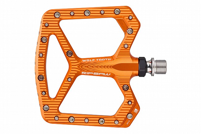 Wolf Tooth Components Ripsaw Aluminum Pedals Orange