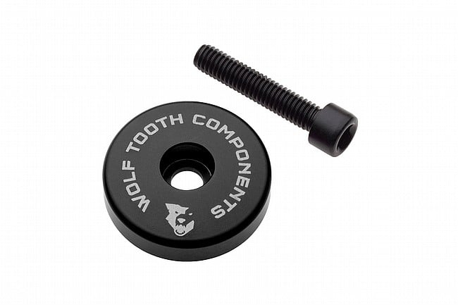 Wolf Tooth Components Ultralight Stem Cap w/ Integrated Spacer Black
