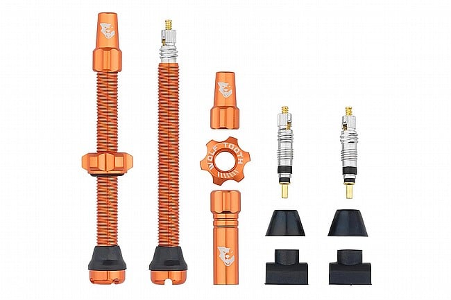 Wolf Tooth Components Tubeless Valve Stems 60mm - Orange