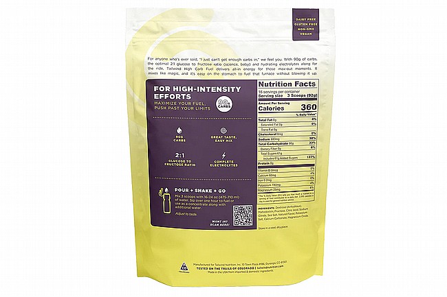 Tailwind Nutrition High Carb Fuel (16 Servings) Lemonade