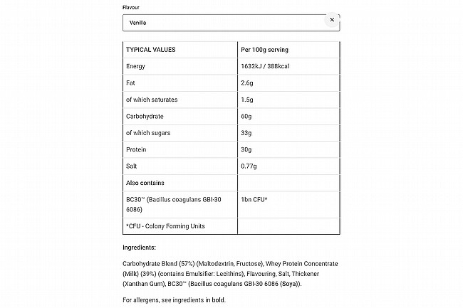 Science In Sport Beta Recovery Powder 1.5kg (15 Servings) Vanilla