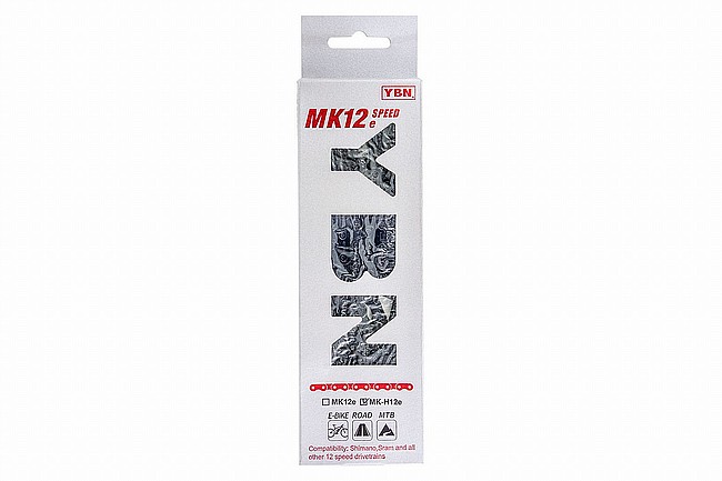 YBN MK-H12E 12-Speed Flattop MTB Chain Black