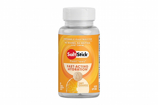 SaltStick Fastchews Chewable Electrolyte Tablets (60 Tabs) Orange 