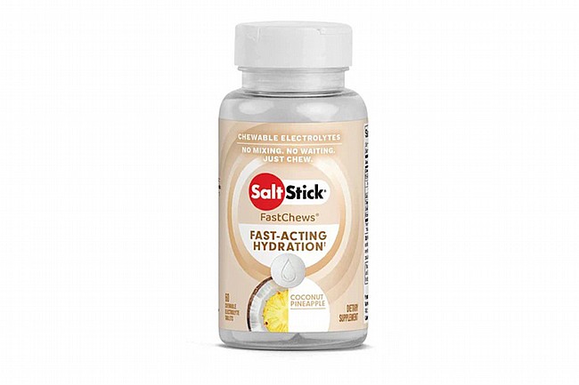SaltStick Fastchews Chewable Electrolyte Tablets (60 Tabs) Coconut Pineapple