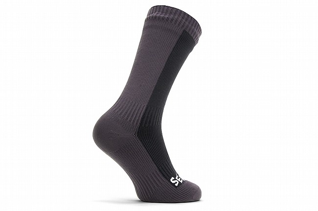 SealSkinz Starston Waterproof Cold Weather Mid Length Sock Black/Grey