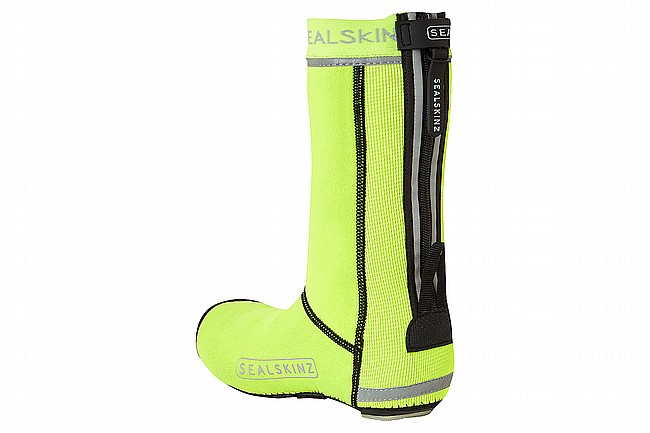 SealSkinz Caston All Weather Open-Sole Cycle Overshoe Neon Yellow