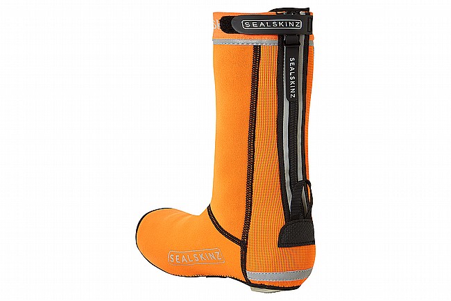 SealSkinz Caston All Weather Open-Sole Cycle Overshoe Orange