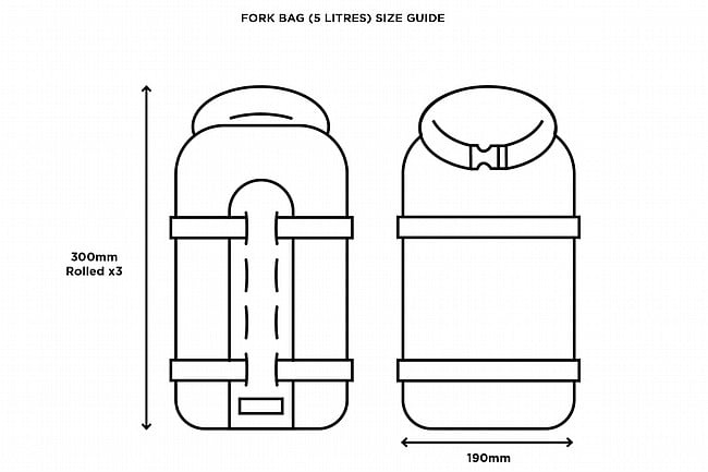 Restrap Fork Bag (5.0L) 