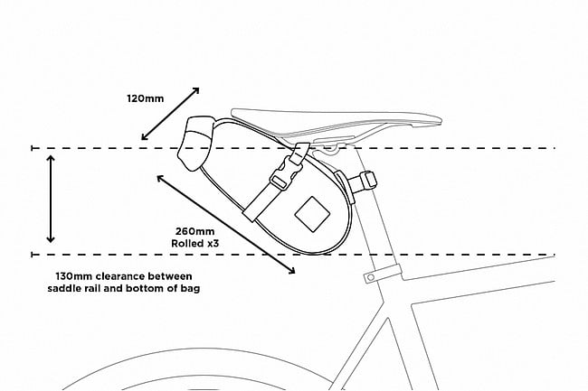 Restrap Saddle Pack Black (2.5L)