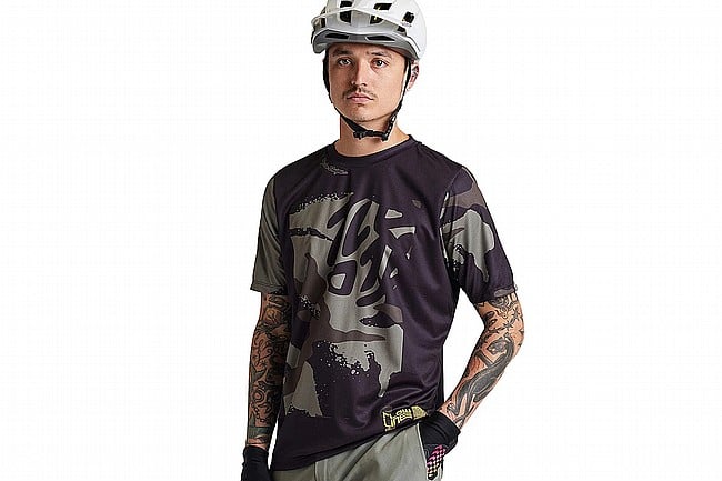 Troy Lee Designs Mens Flowline SS Jersey Confined Black