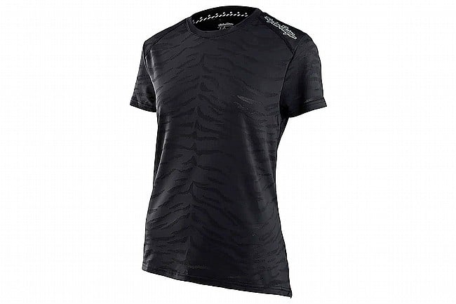 Troy Lee Designs Womens Lilium SS Jersey Tiger Jacquard Black