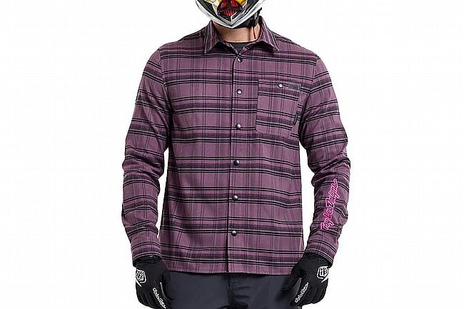 Troy Lee Designs Mens Grind Flannel Deep Purple