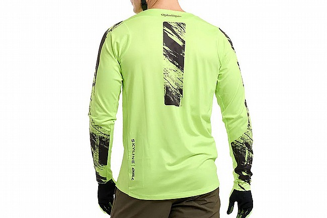 Troy Lee Designs Mens Skyline Chill LS Jersey Rockslide Glo Yellow