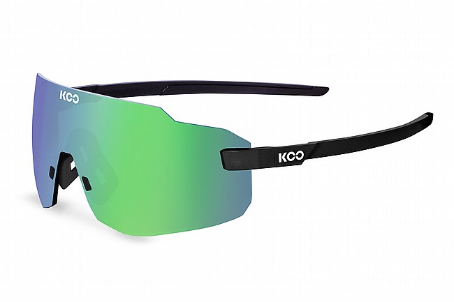 KOO Supernova Sunglasses Black Matte/Green