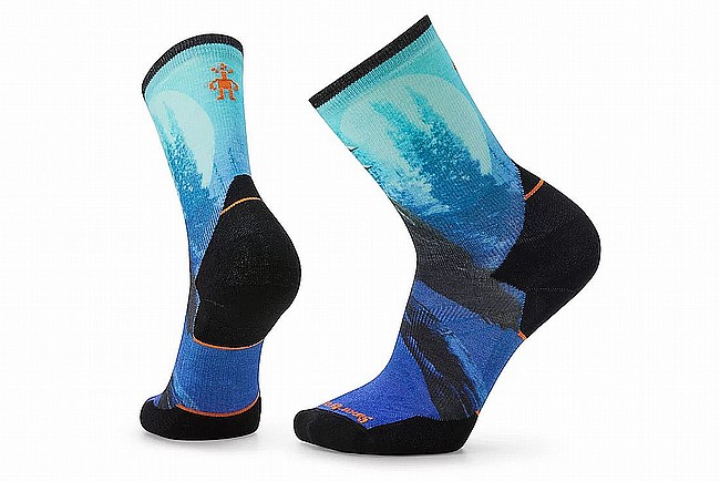 Smartwool Athlete Edition Run Crew Sock Alpine Blue