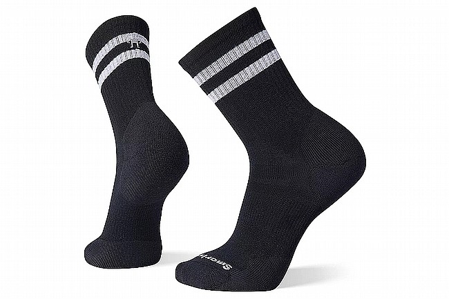 Smartwool Athletic Targeted Cushion Stripe Crew Sock Black