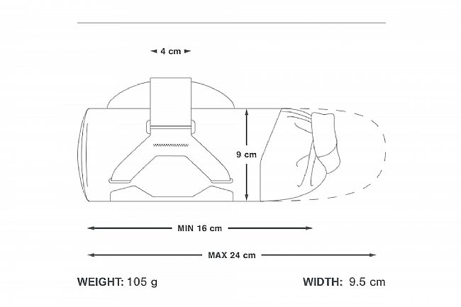 Apidura Backcountry Downtube Pack - 1.8L 1.8L